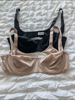 Women’s SheCurve Viral Balconnette Underwire Support Bra - Black and Nude